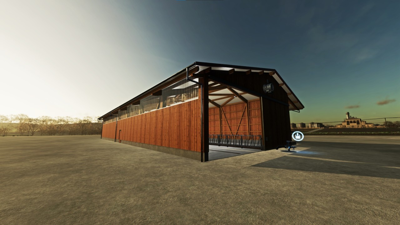 CATTLE BARN WITH MANUAL CLEARING