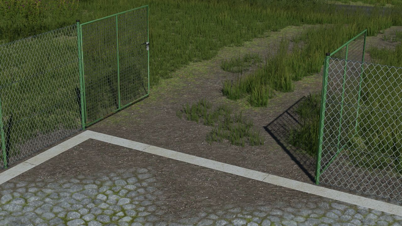 Chain Link Fence With Gate