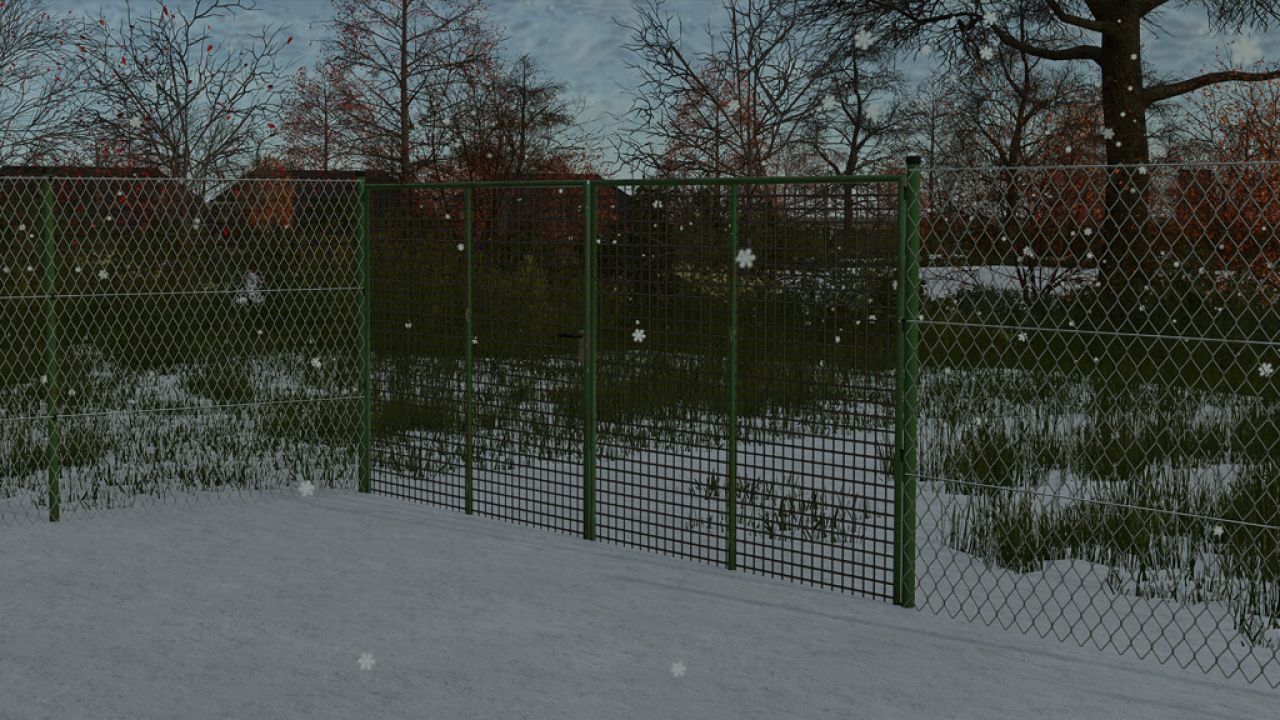 Chain Link Fence With Gate