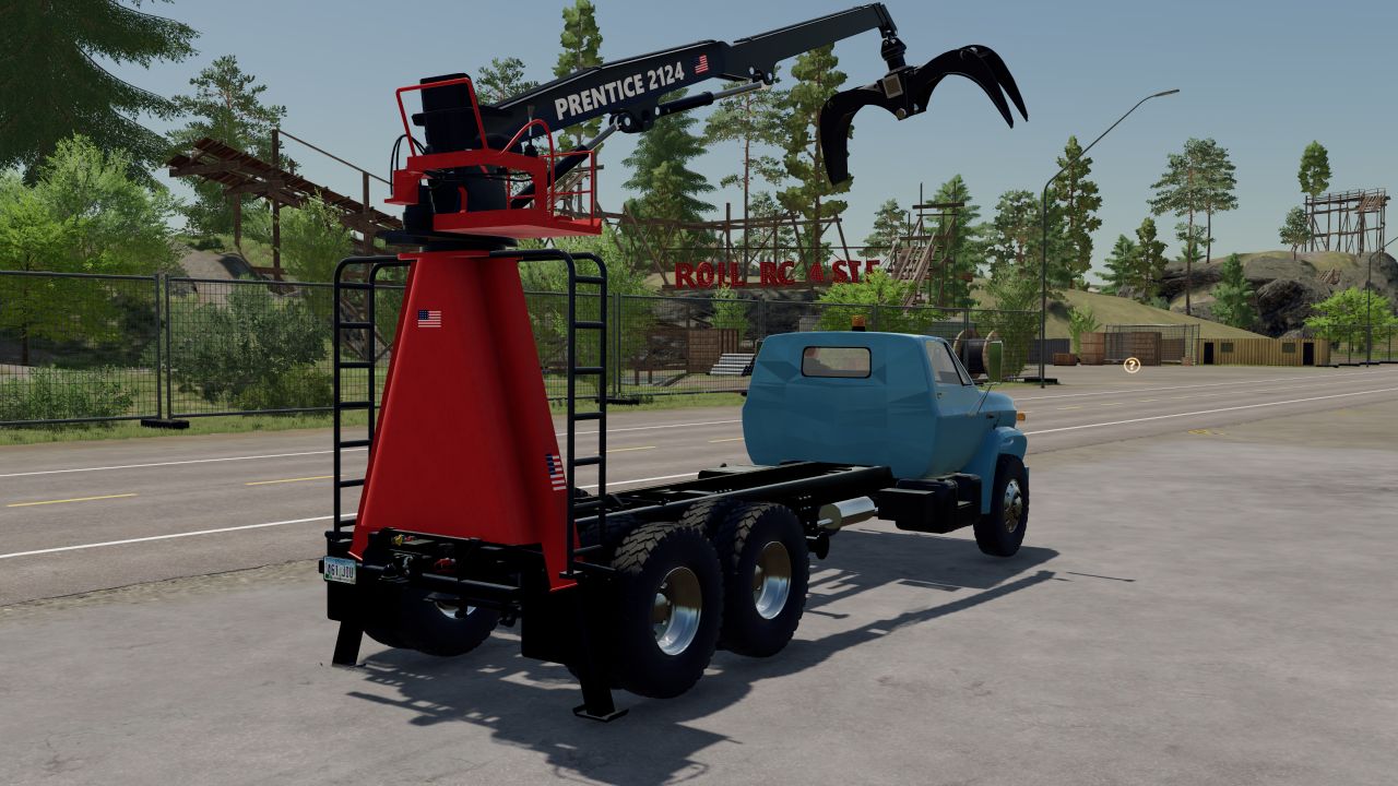 Chevrolet C60 front log loader