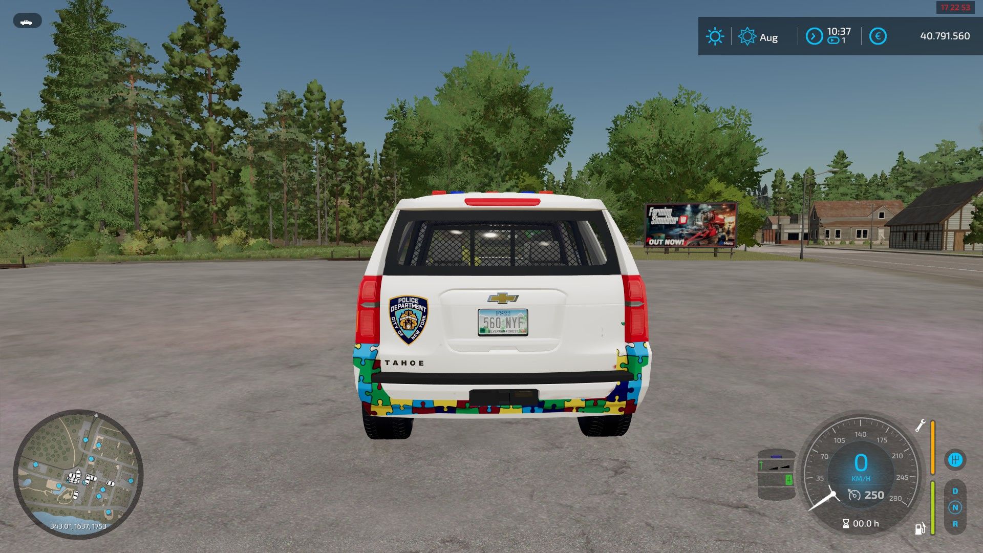 Chevrolet Tahoe NYPD Sheriff Autism