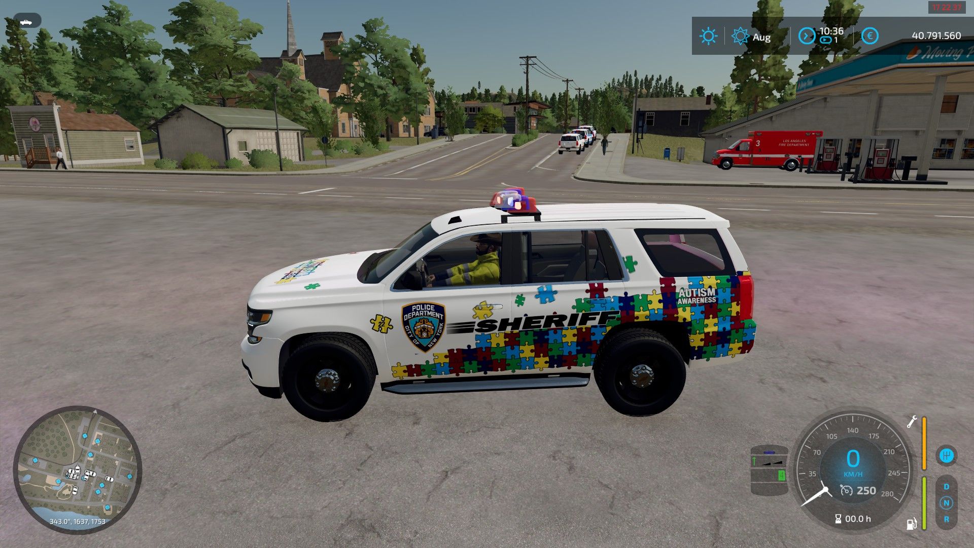 Chevrolet Tahoe NYPD Sheriff Autism