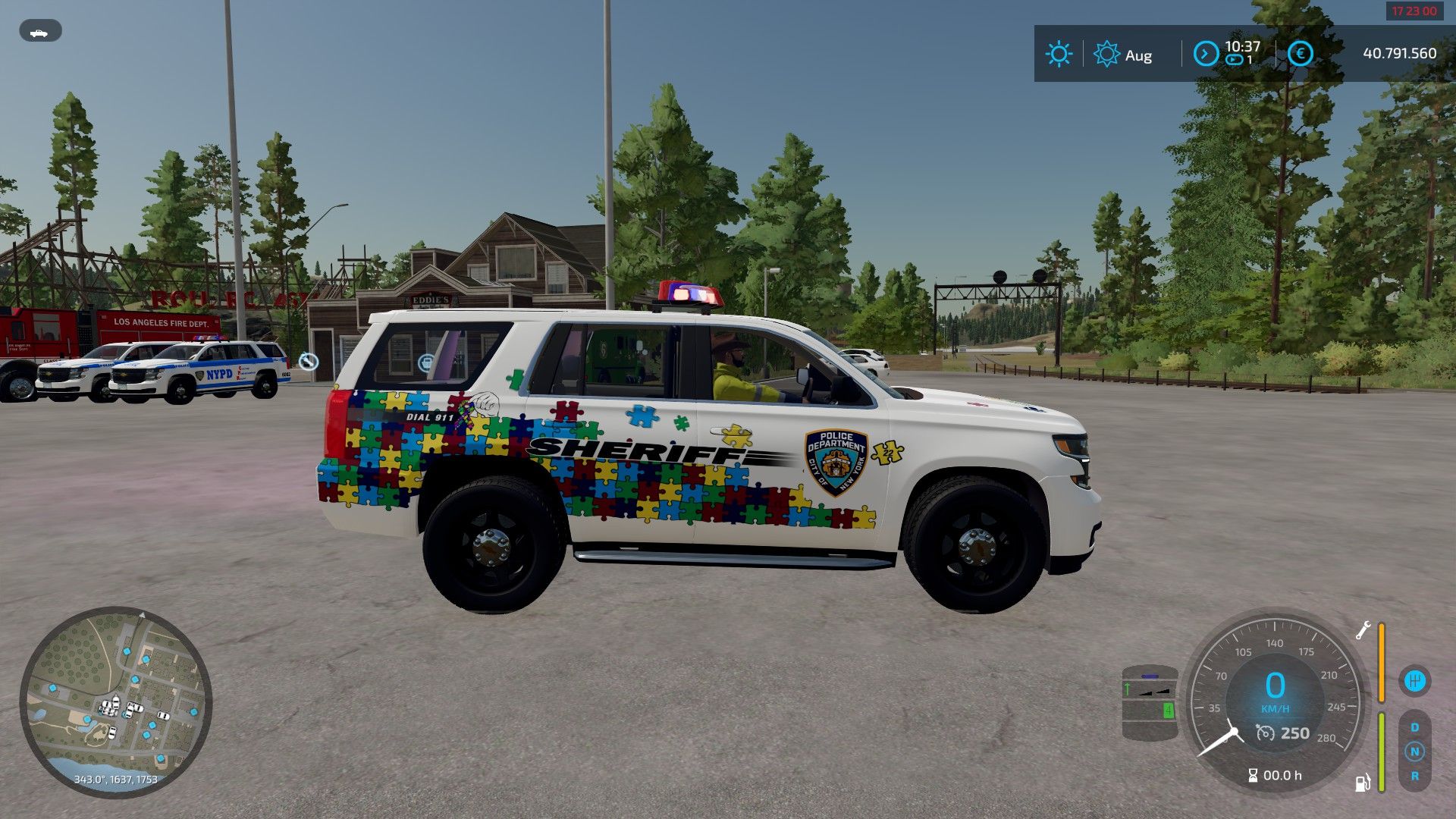 Chevrolet Tahoe NYPD Sheriff Autism