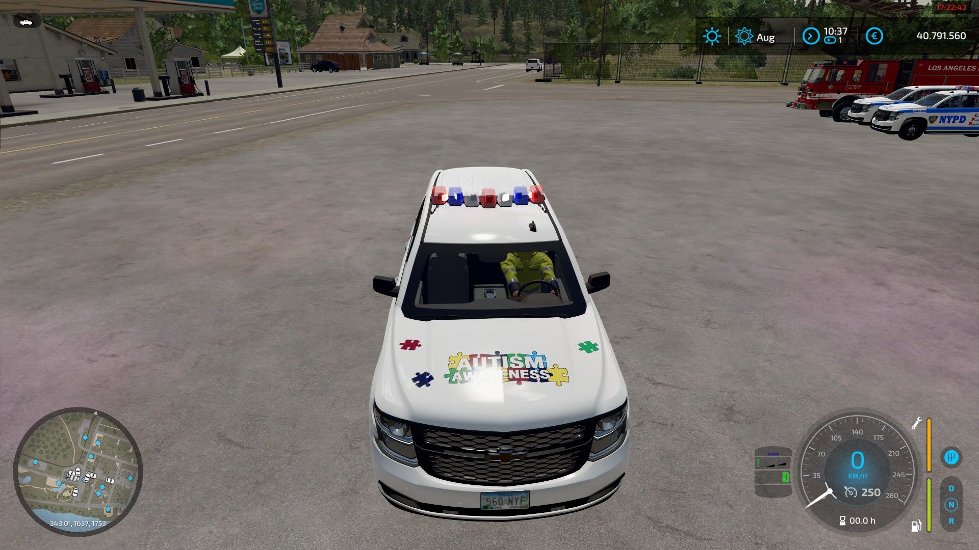 Chevrolet Tahoe NYPD Sheriff Autism