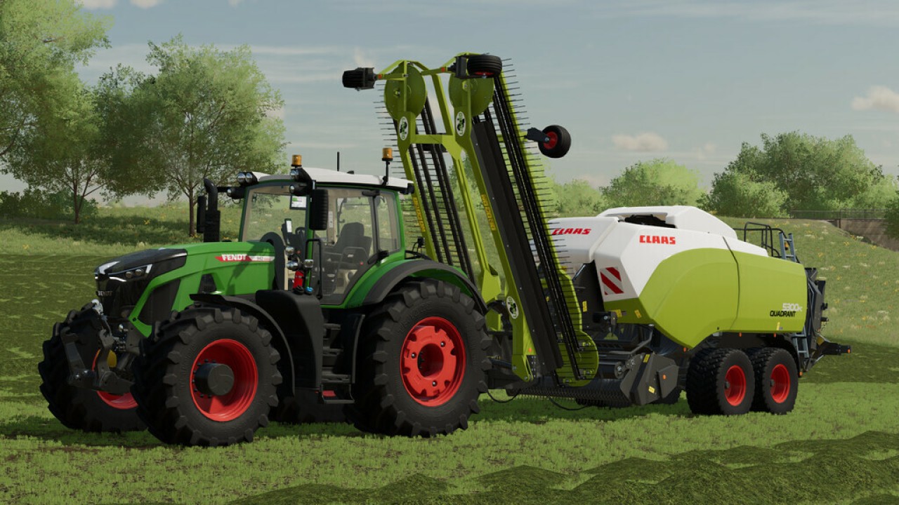 Claas And Krone Baler Pack With Lizard R90