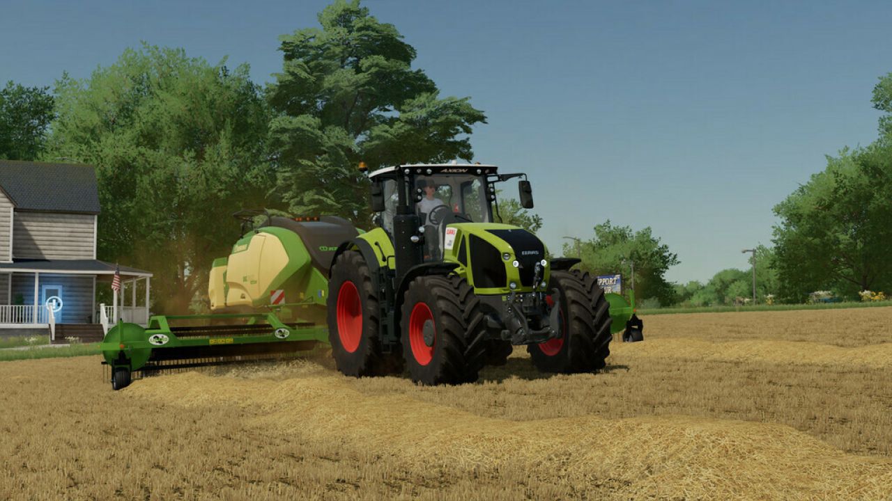 Claas And Krone Baler Pack With Lizard R90