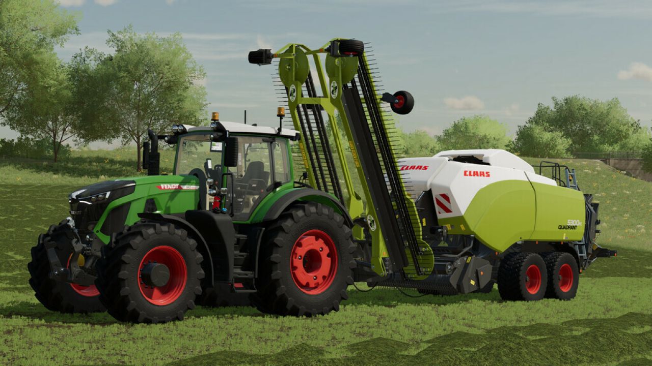 Claas And Krone Baler Pack With Lizard R90