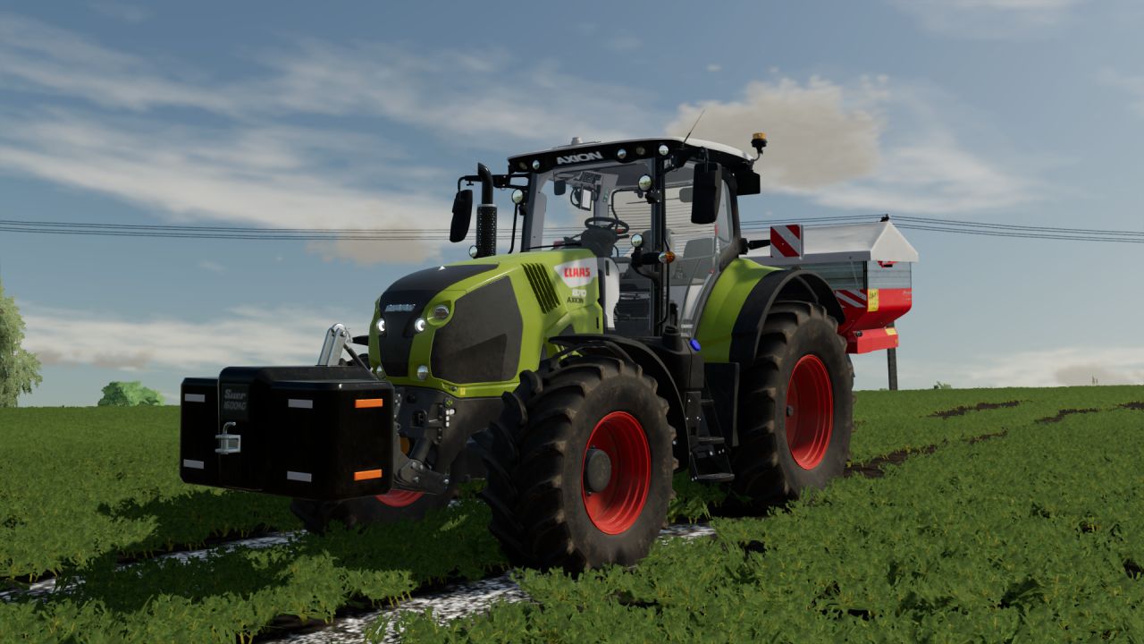 Claas Axion 800-870 avec suspension de cabine