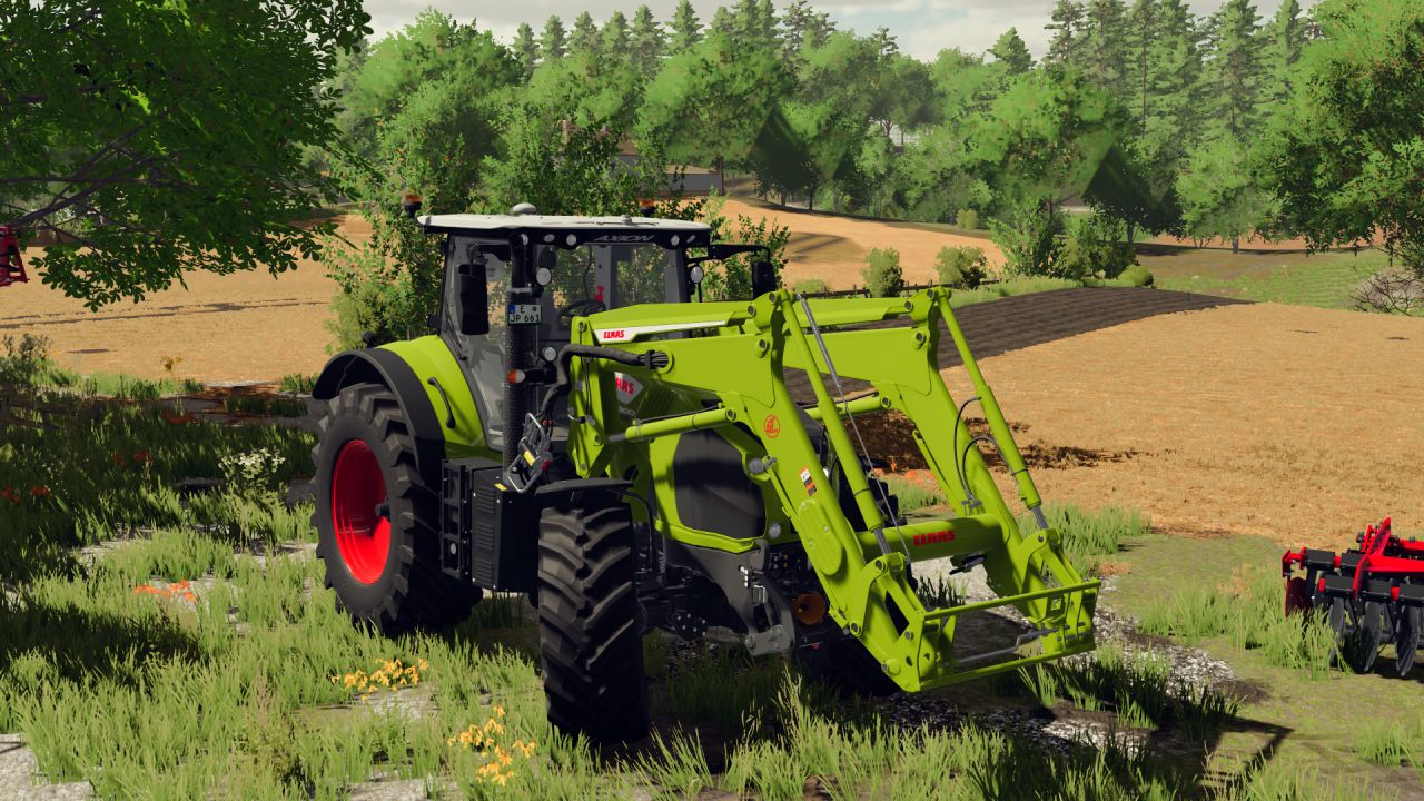 Claas Axion 800-870 with cab suspension