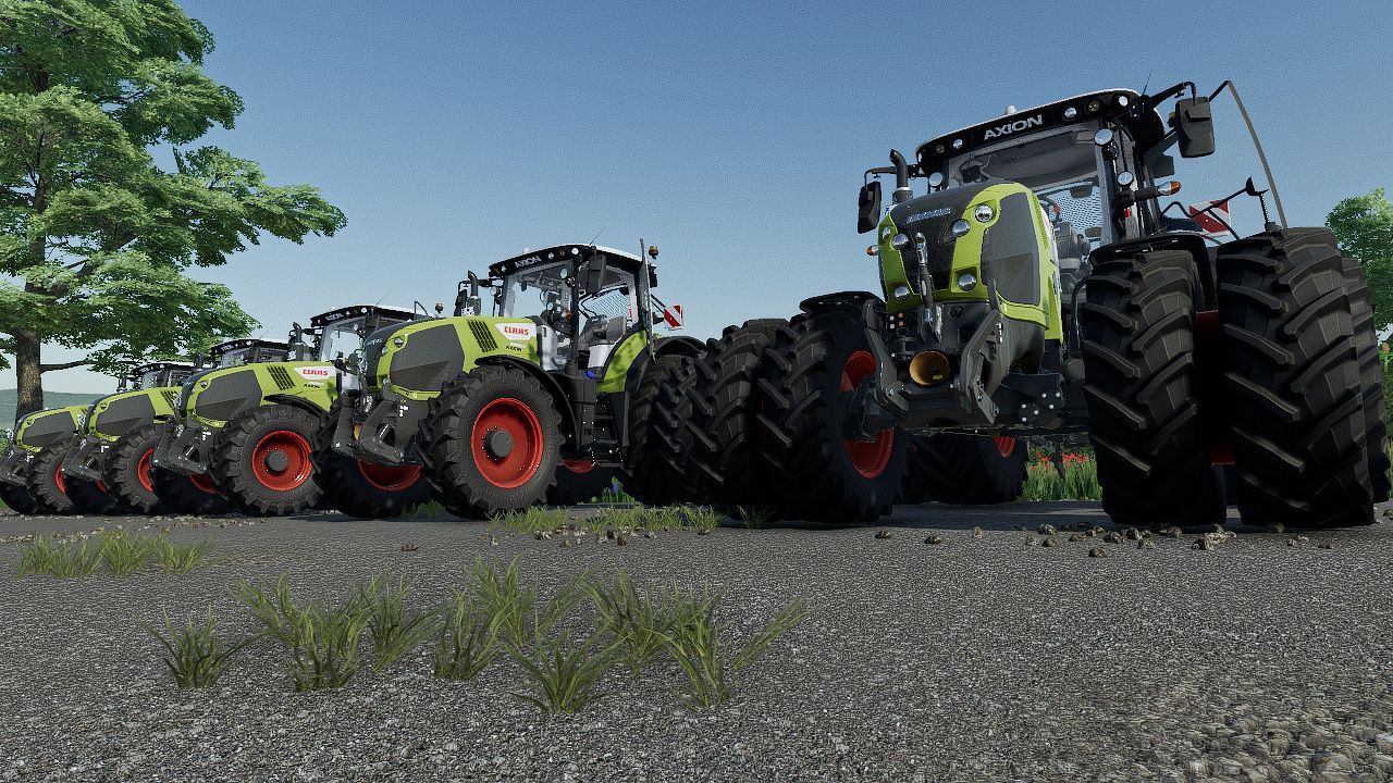 Claas Axion 800 (Interactive Control)