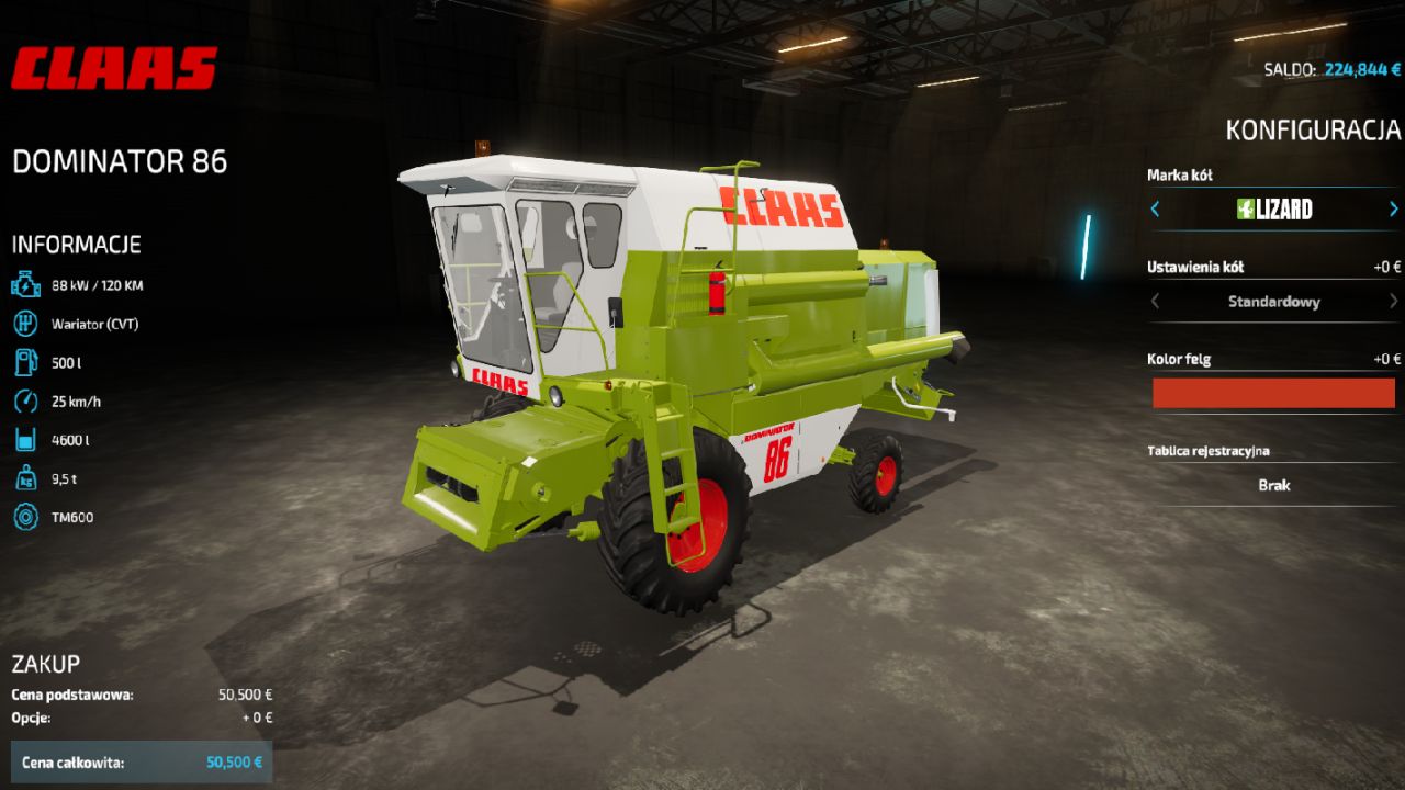 Claas Dominator 86