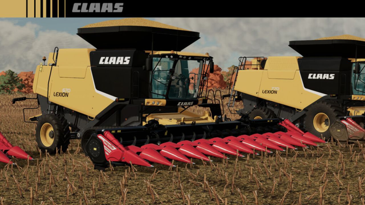 Claas Lexion 600-700 Series From 2012-2020 US Version