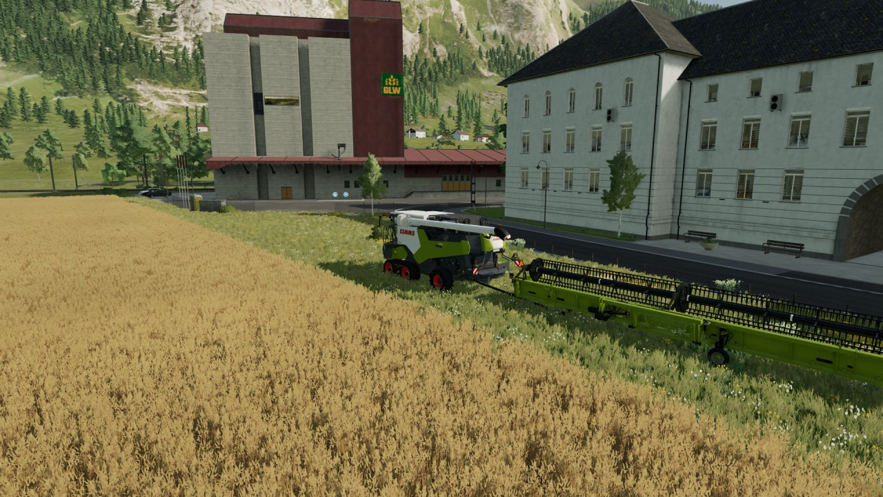 CLAAS SCHNEIDWERK AVEC WAGON DE TÊTE