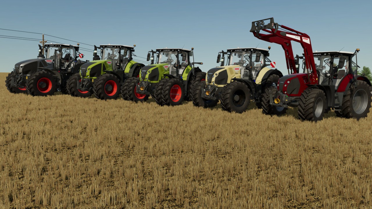 Ensemble de tracteurs Claas