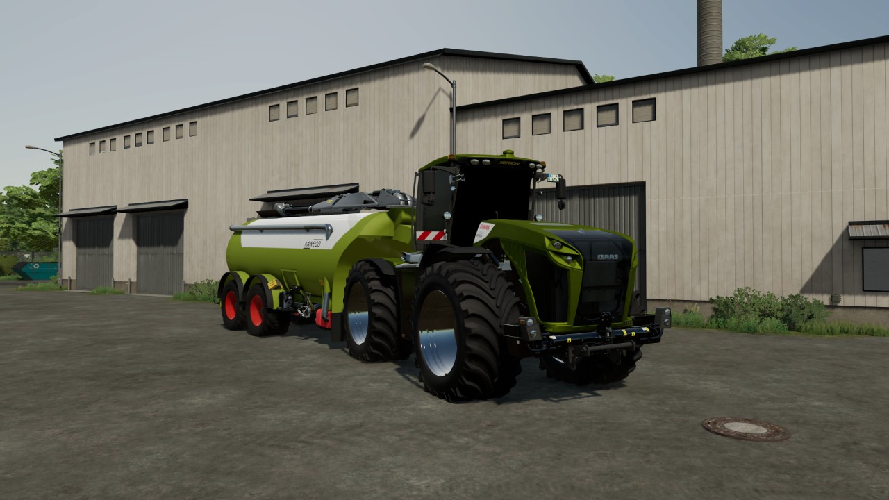 Claas Xerion 5000 VC 2.0 e Kaweco Gooseneck Tandem