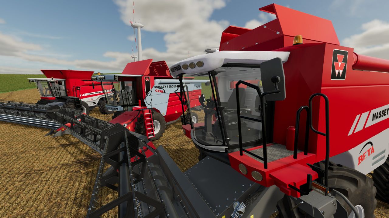 Классический комбайн Massey Ferguson