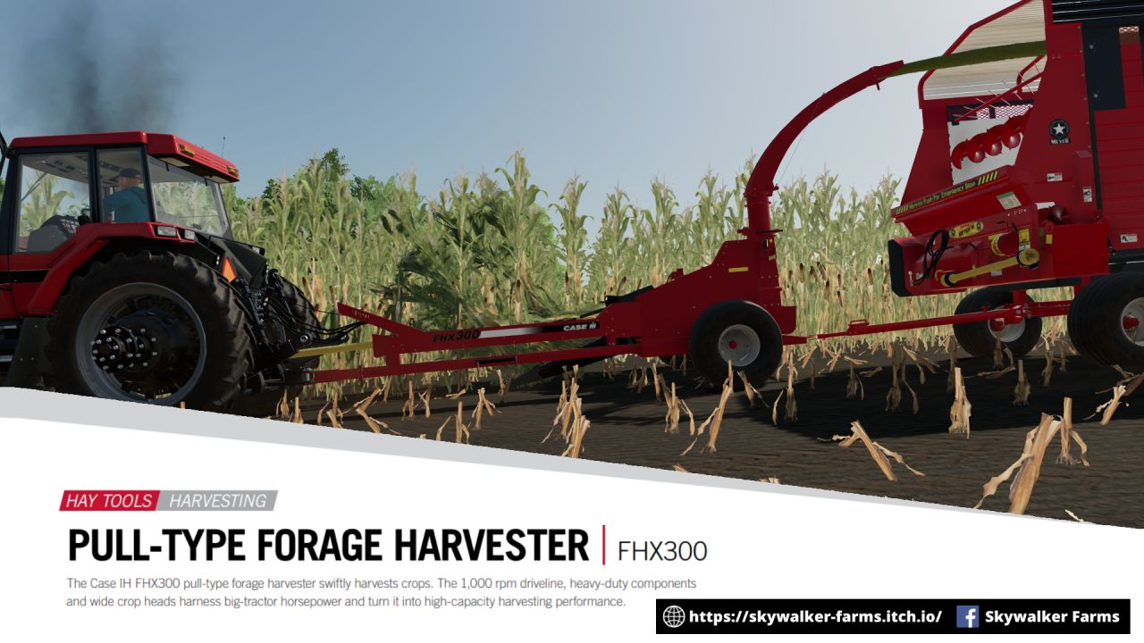 CNH Pull Type Forage Harvester