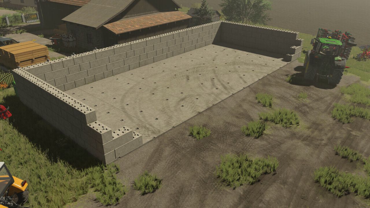 Muro de bloques de hormigón