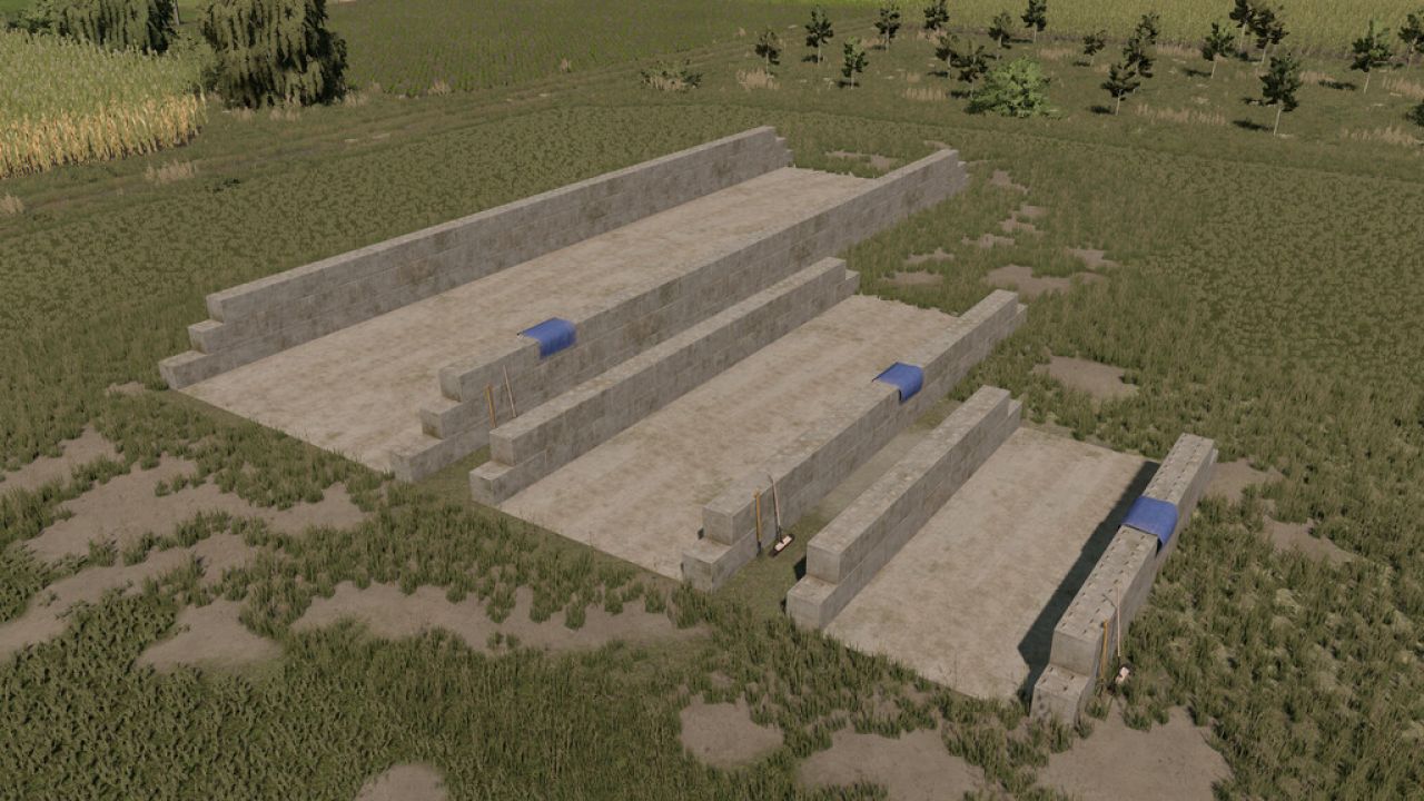 Комплект силосов для бетонных блоков