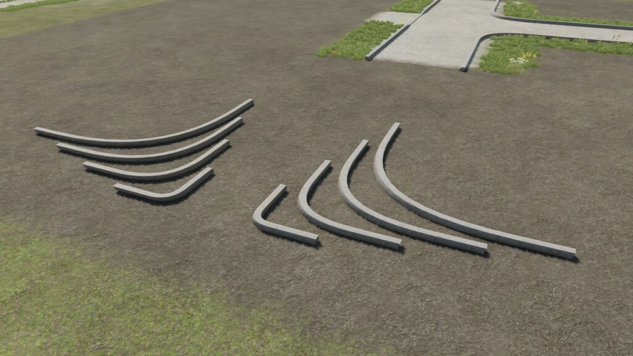 Concrete Curbs Pack