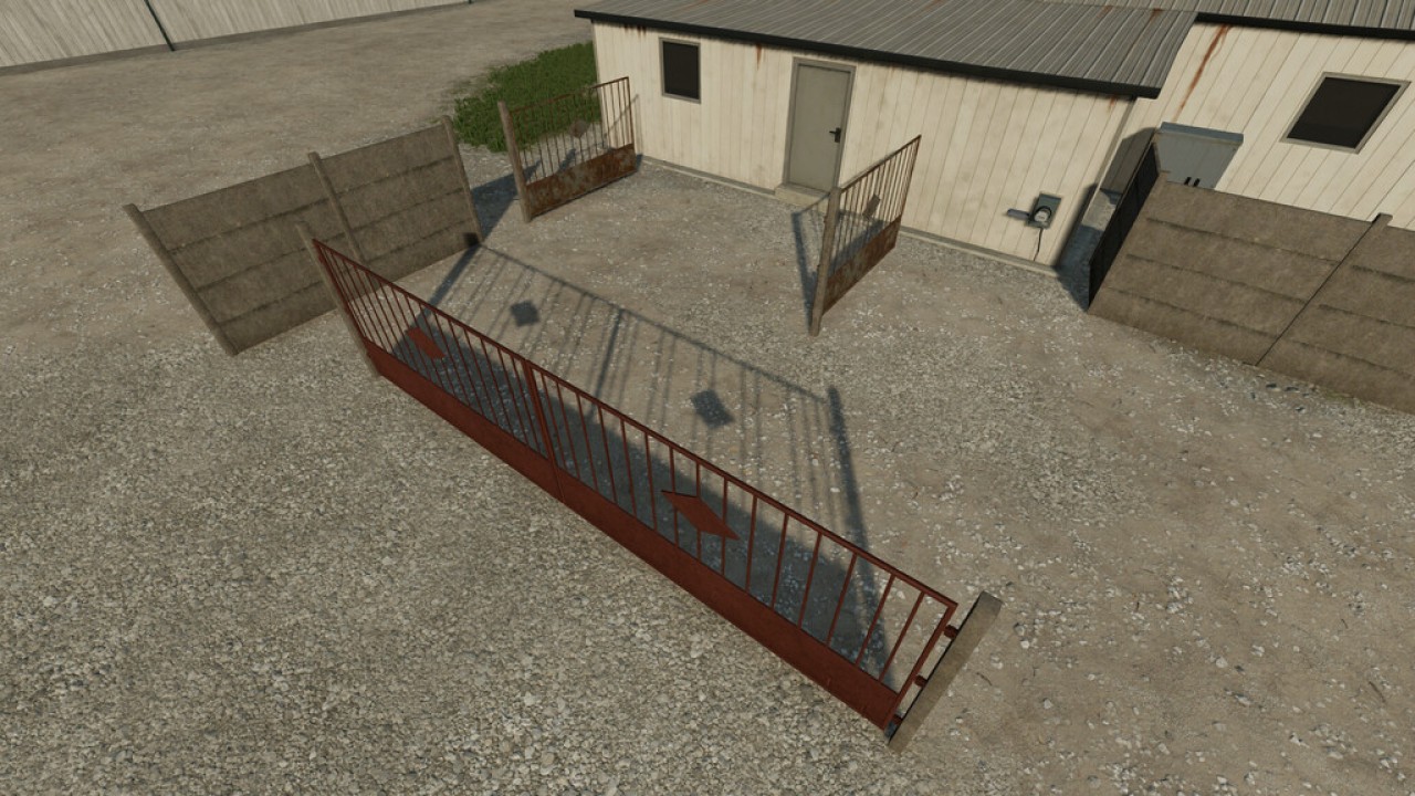 Concrete Fence And Gates