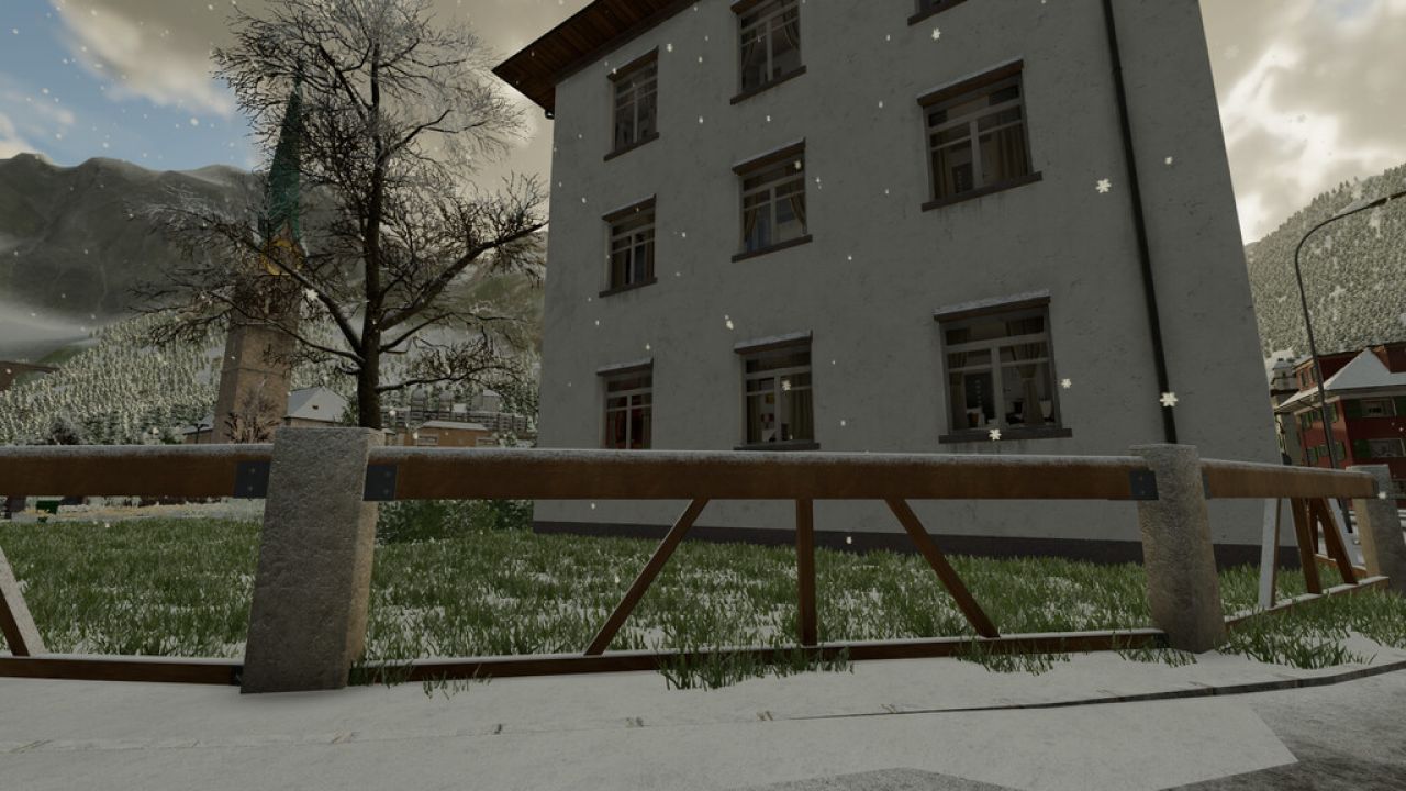 Concrete Pillar With Timber Poles