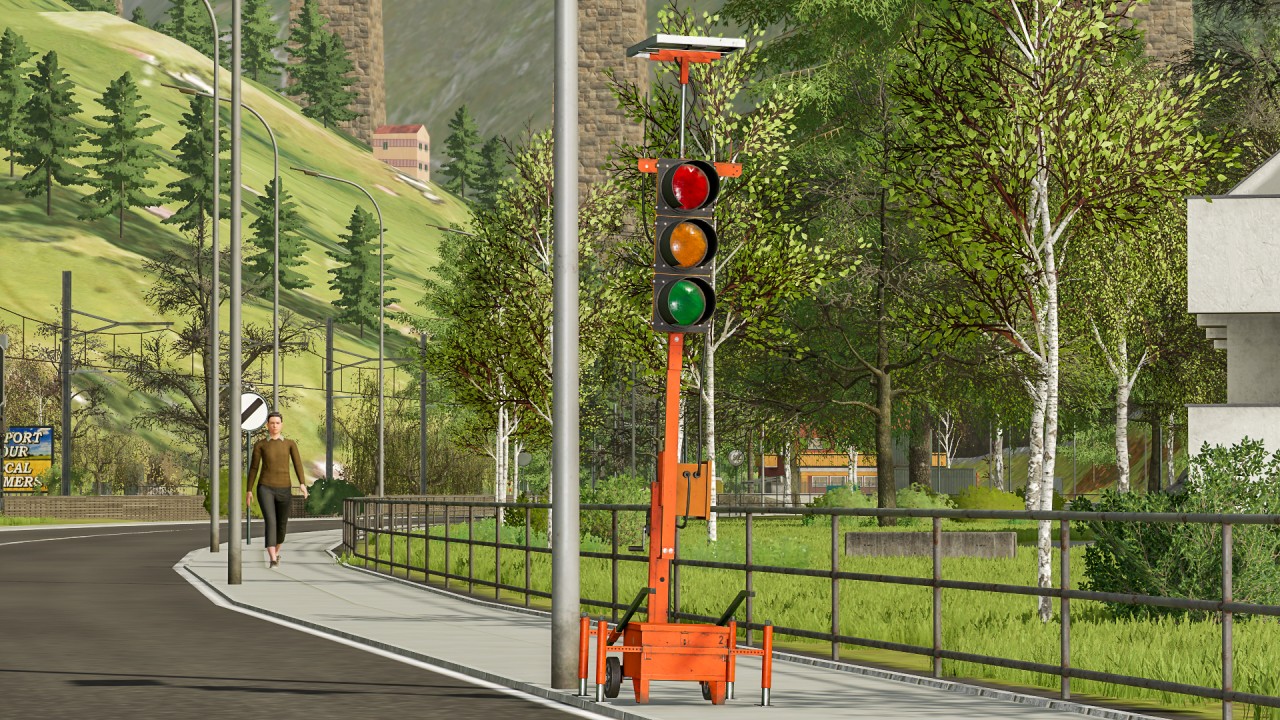 Construction site traffic light (decoration)
