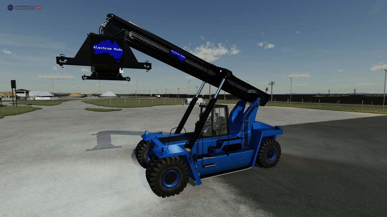 Reach Stacker de conteneur