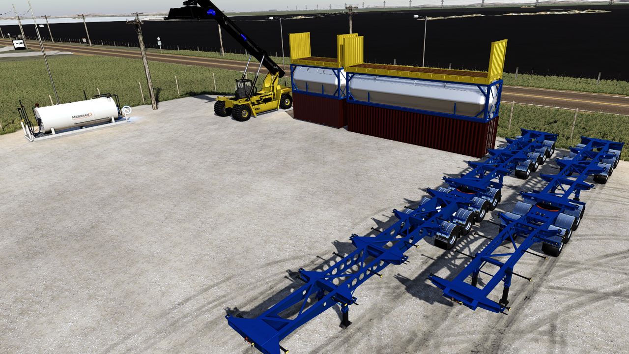 Reach Stacker de conteneur