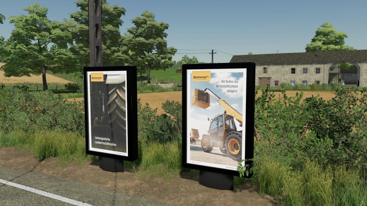 Vitrine Publicitaire Continental 23