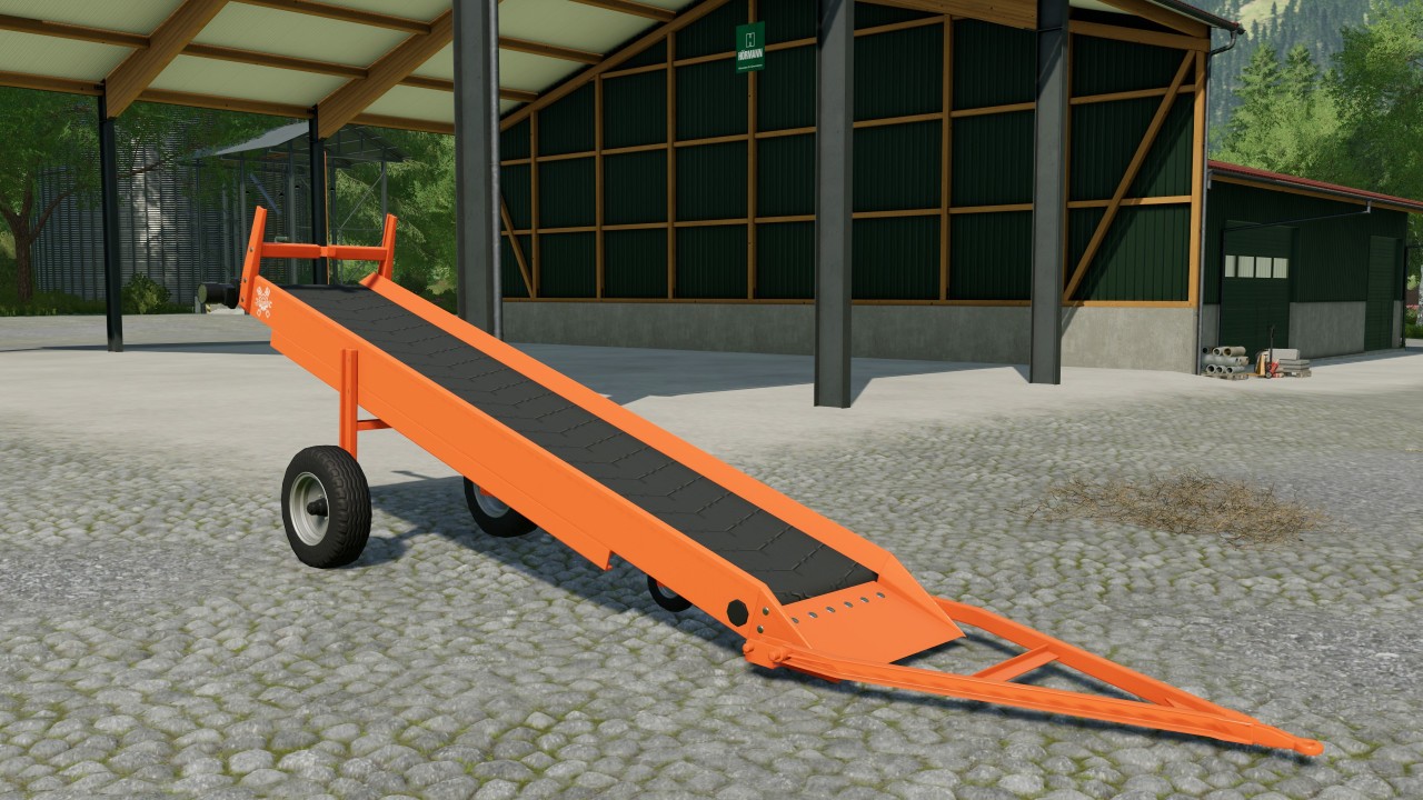 Conveyor belt with load trigger Ww