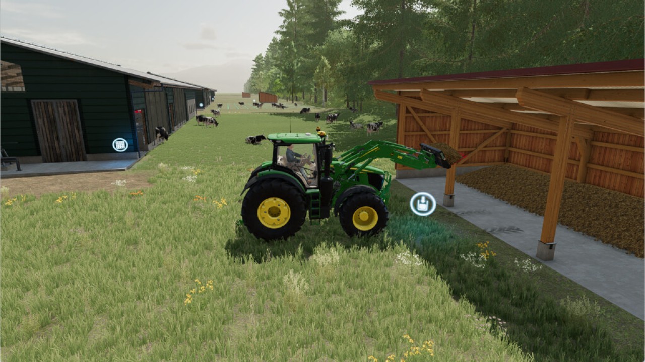 Covered Manure Heap