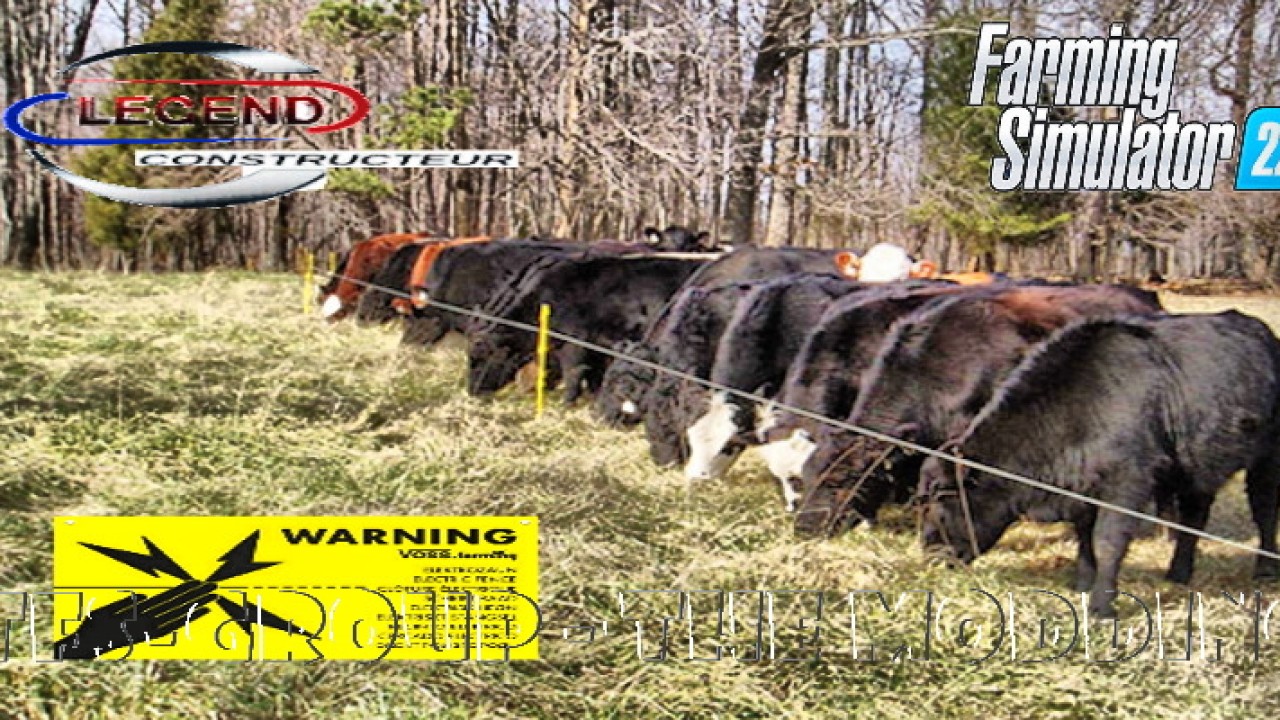 Clôture électrique pour vaches