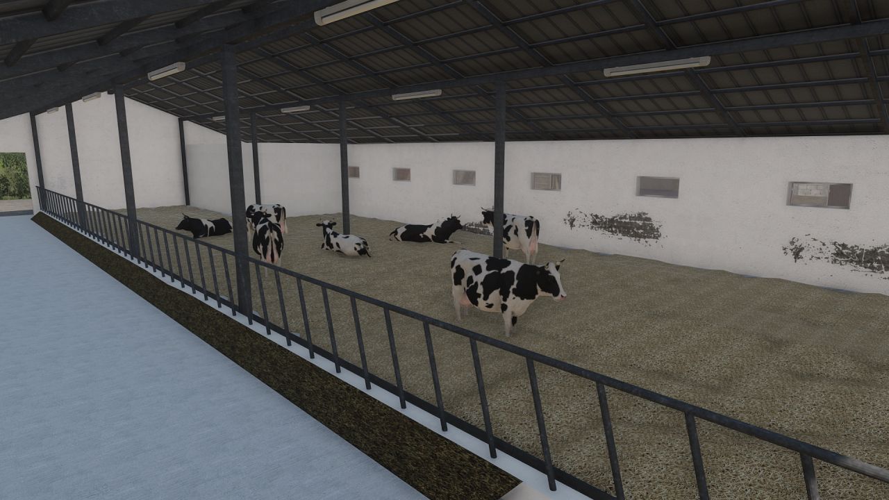 Коровник для средних ферм