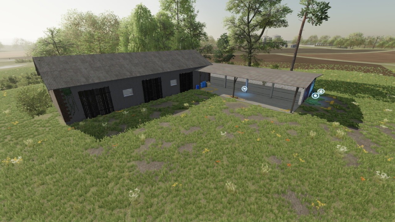 Cowshed With Barn