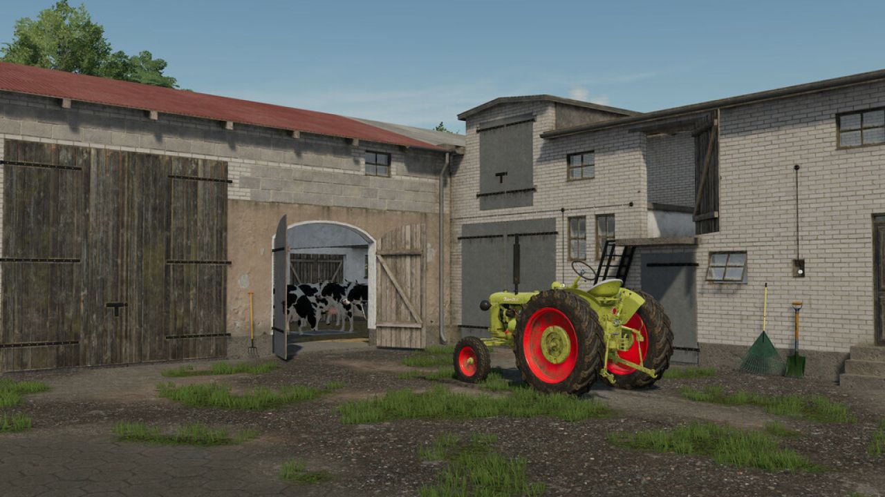 Cowshed With Barn