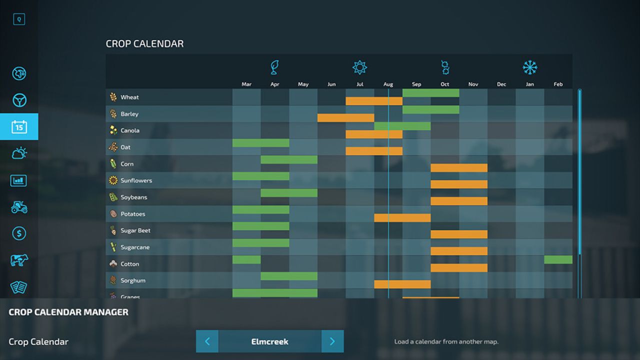 Crop Calendar Manager