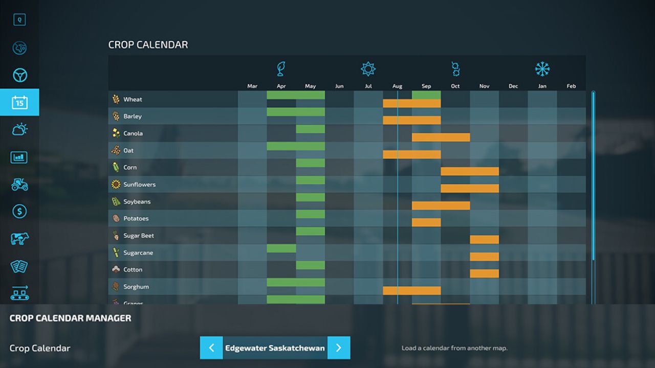Crop Calendar Manager