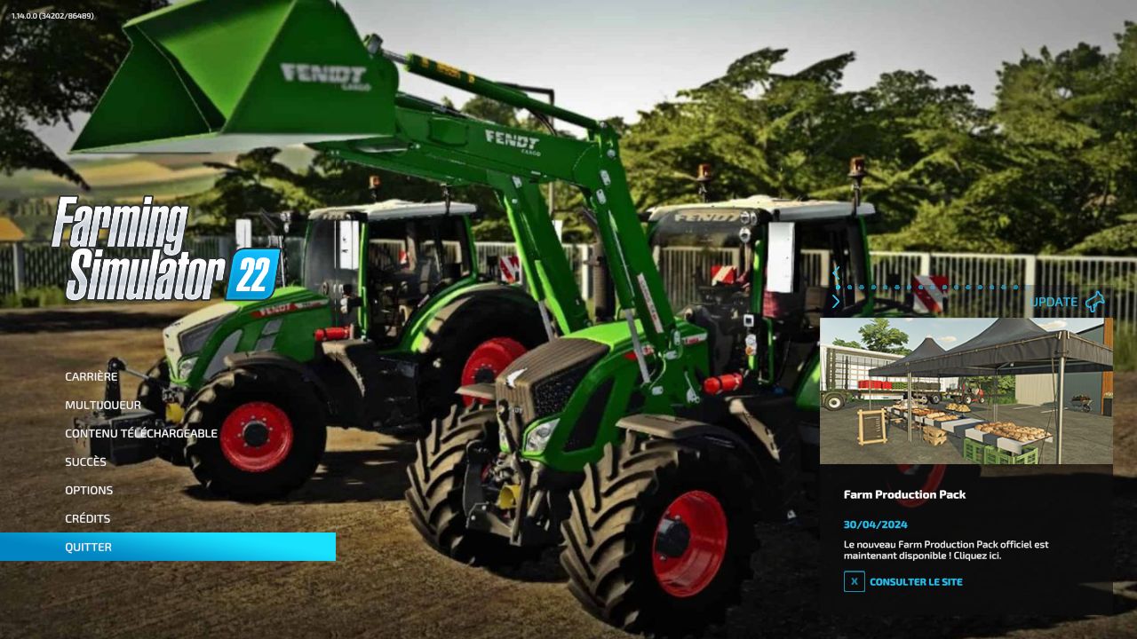 Пользовательский игровой фон (Fendt)