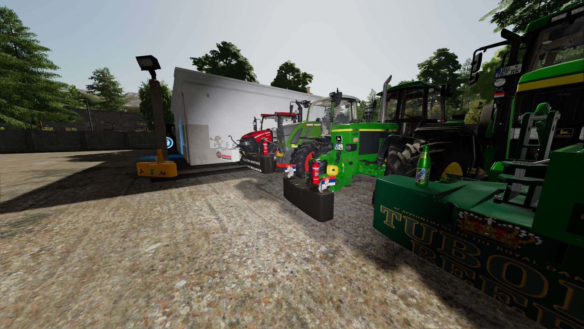 Aangepaste tractorgewichten