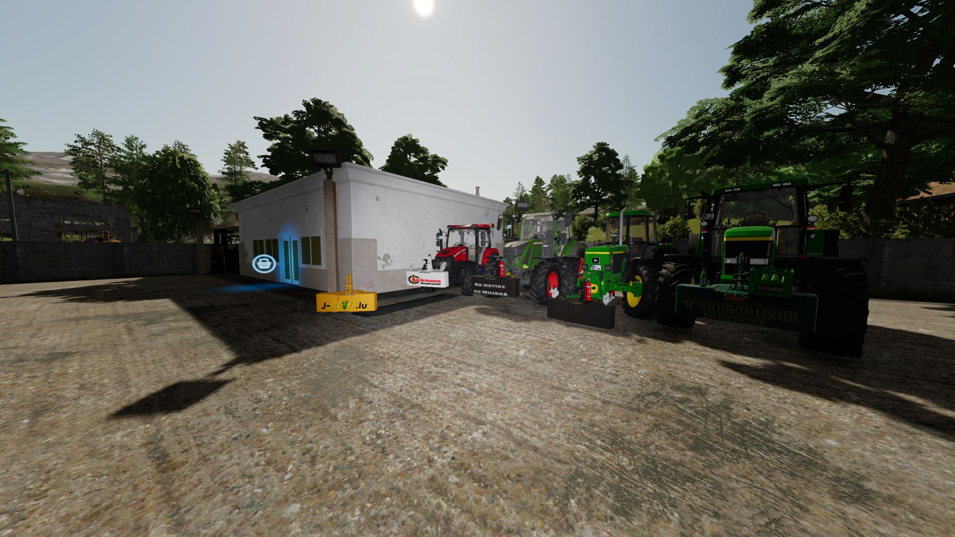 Aangepaste tractorgewichten