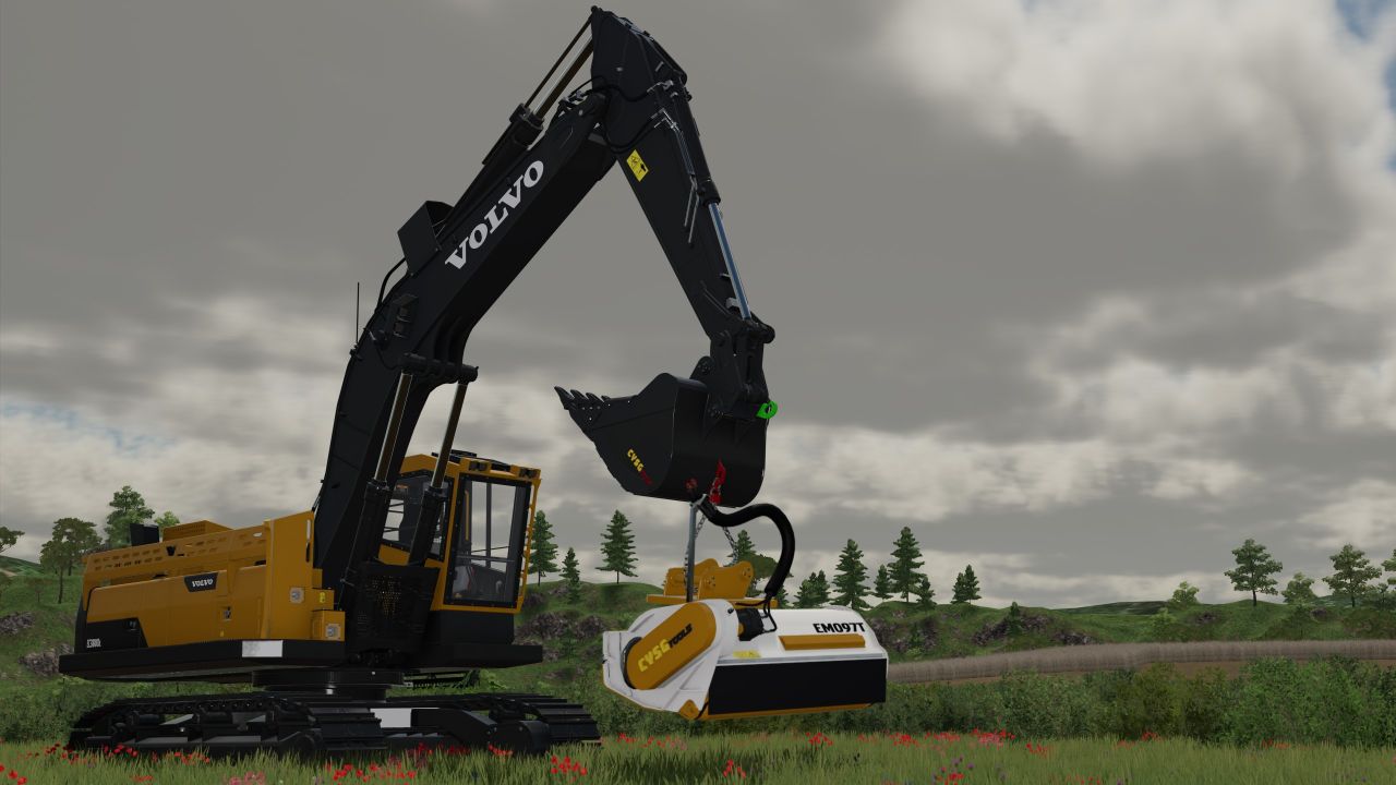 CYSGTools EM097T — Экскаватор-косилка