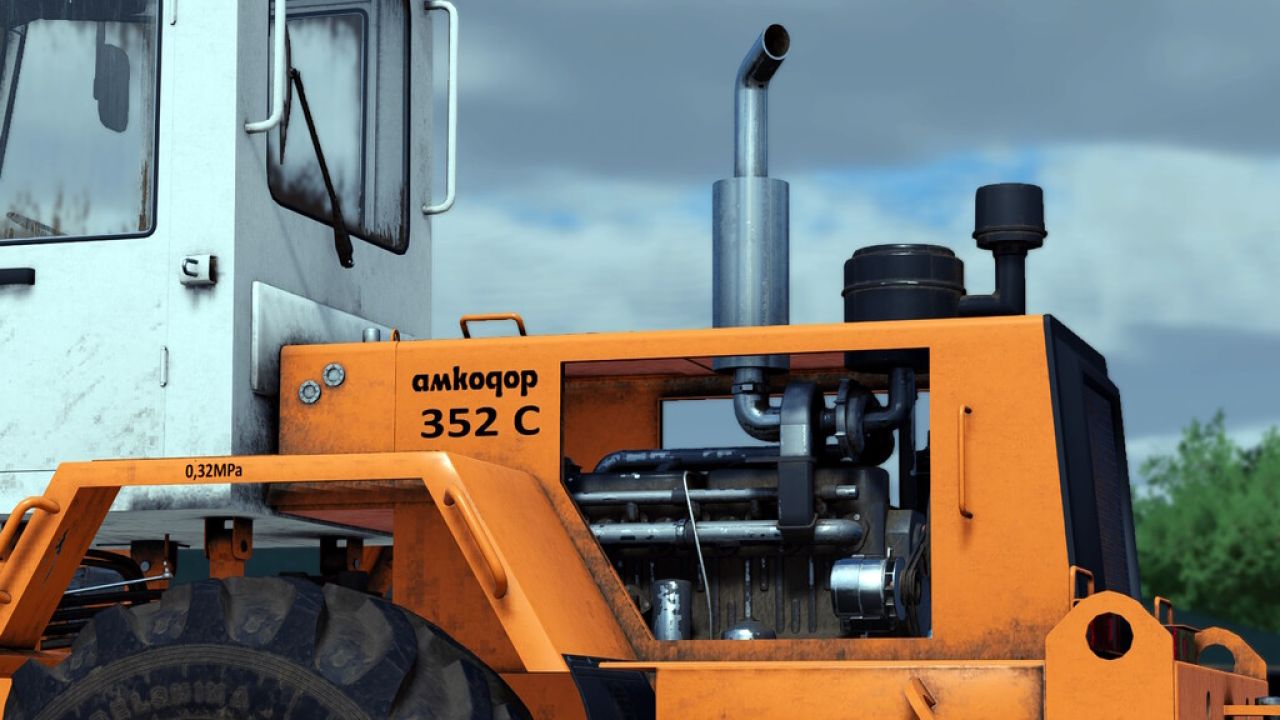 Sons do motor de 6 cilindros turboalimentados D-260 (Prefab)