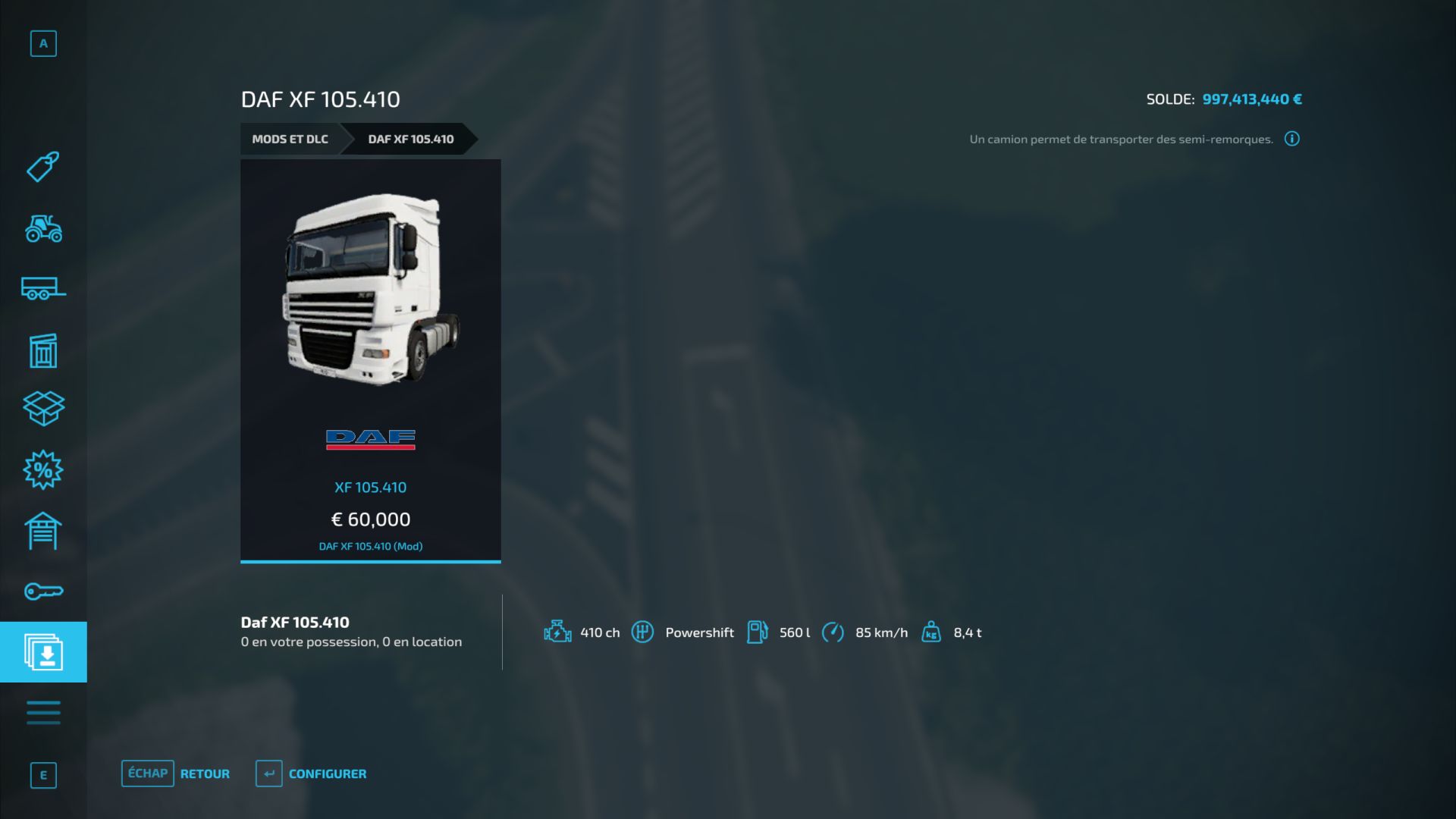 Daf Xf 105.410