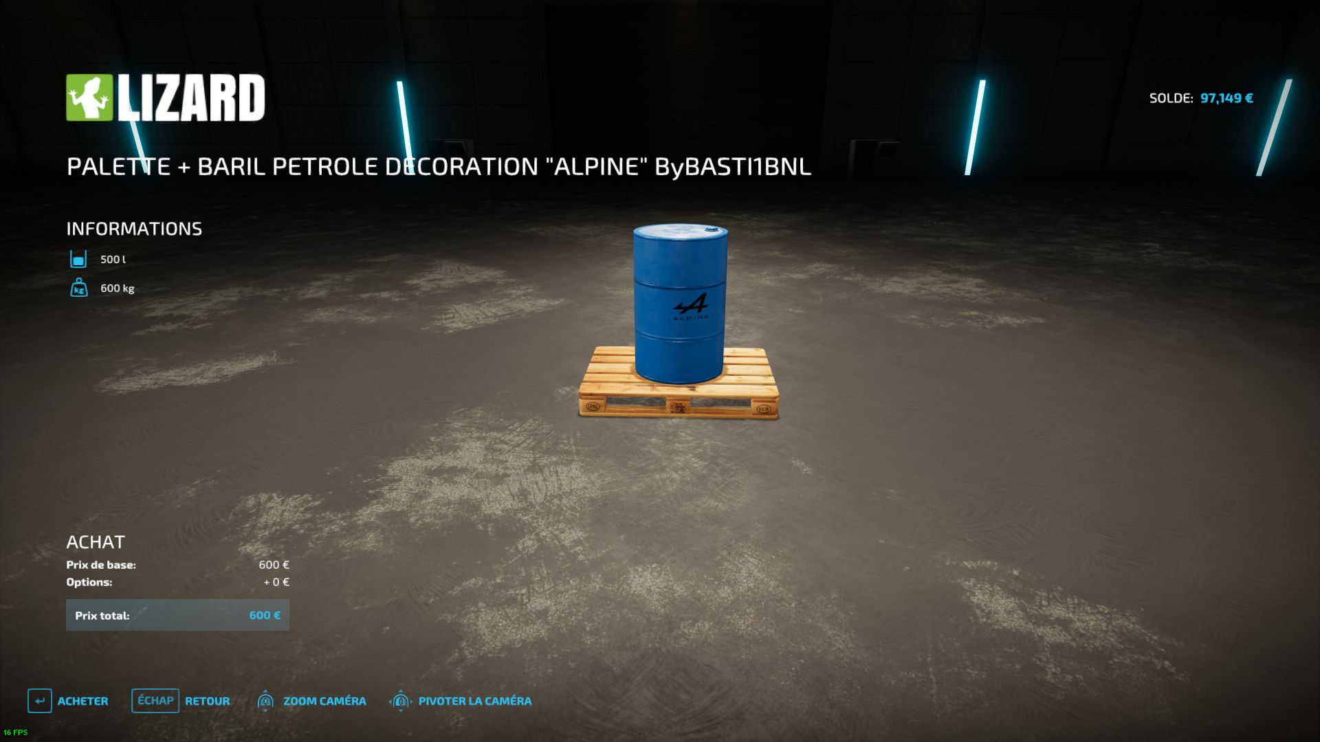 Decorative barrel (oil)