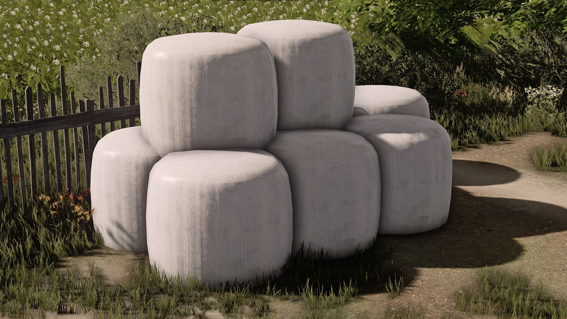 Decorative Wrapped bales