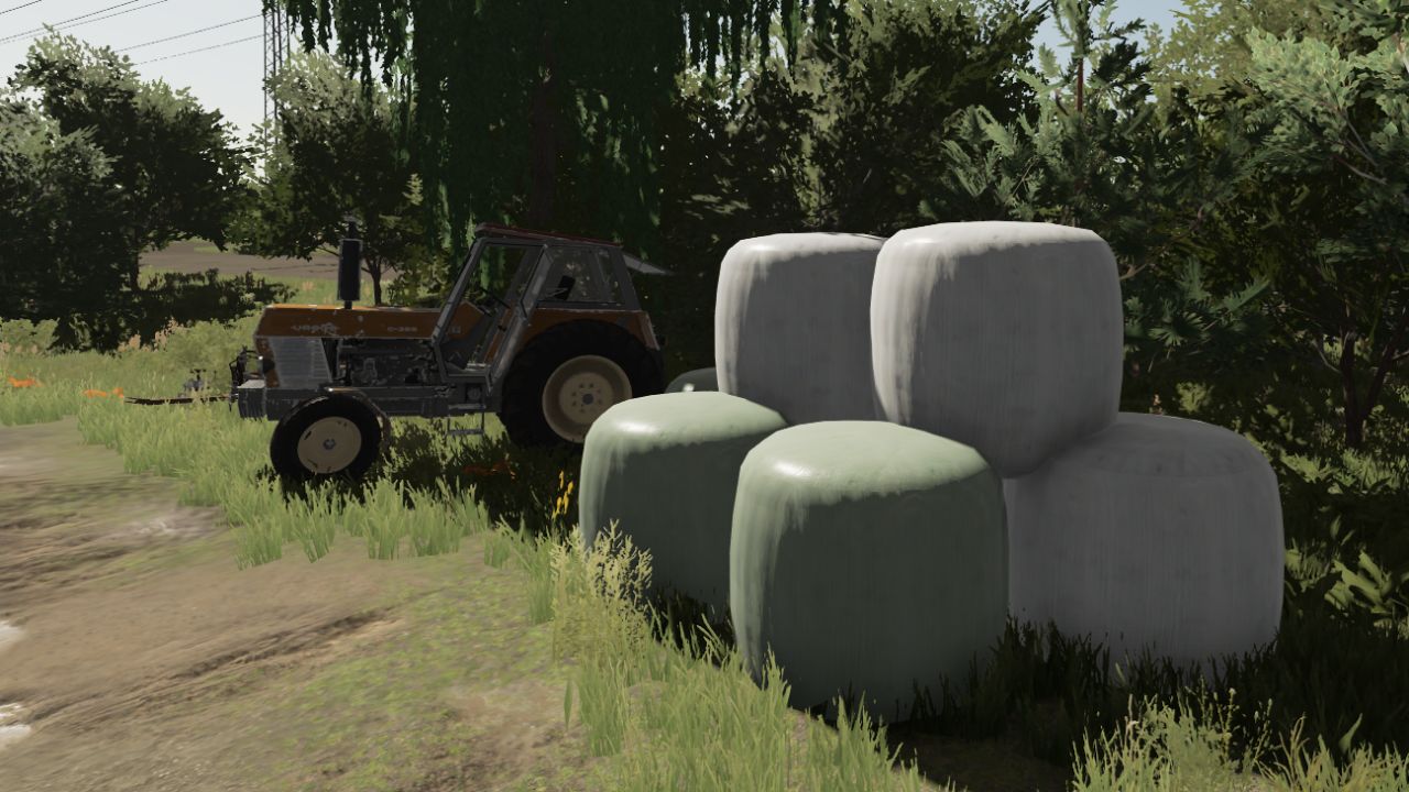 Decorative Wrapped bales