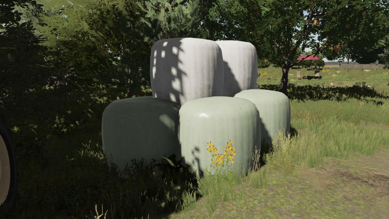 Decorative Wrapped bales