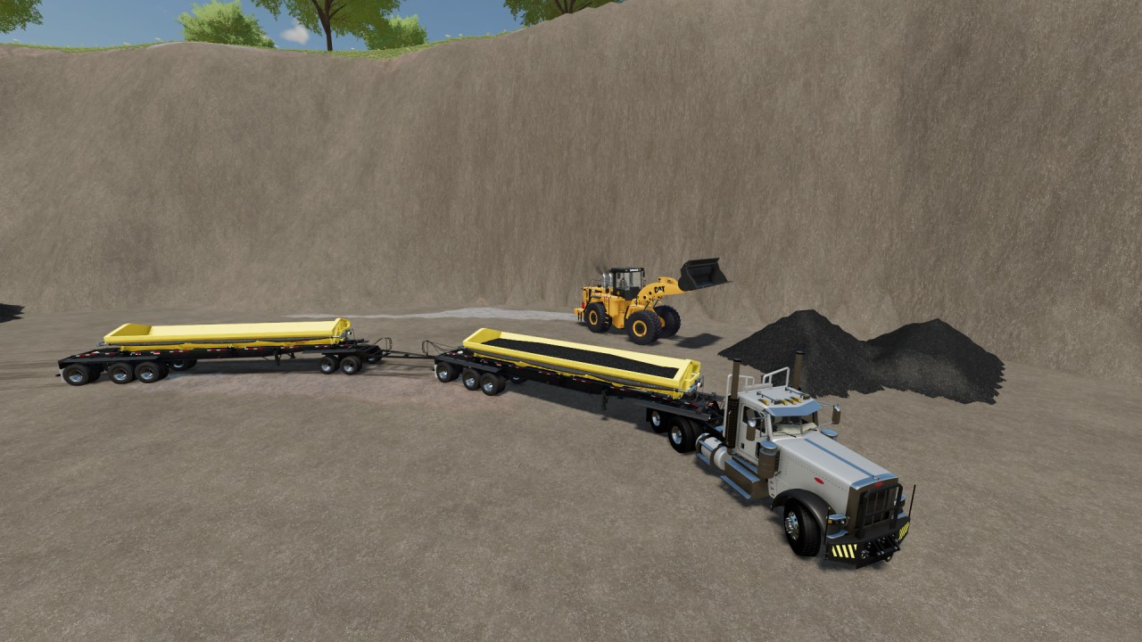 Demco Side Dump Road Train Edition