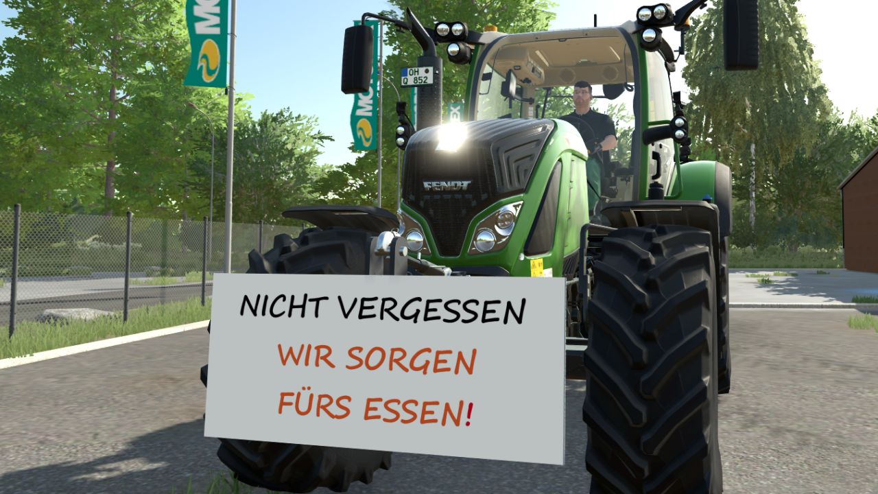 Demo Schild für deine Demo